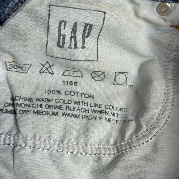 GAP CLASSIC Y2K Jeans Size 4 Long High-Rise Straight 100% Cotton Vintage 2000 - Picture 11 of 11